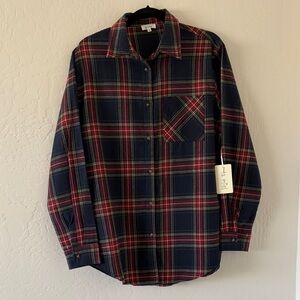 NWT La Miel Flannel Shirt